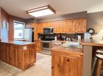Recently upgraded kitchen with stainless steel appliances 
